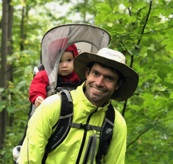 photo of tom nehil hiking